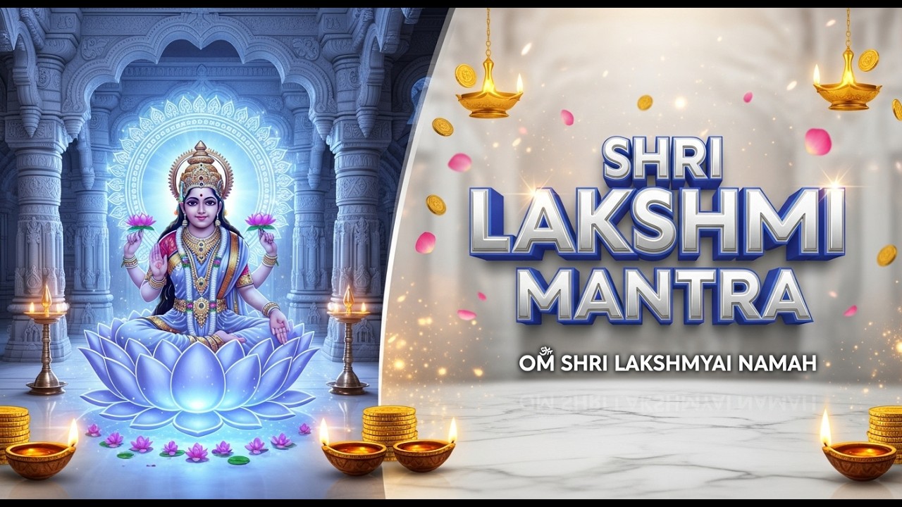 Shri Lakshmi Mantra 108 Times | Powerful Lakshmi Mantra for Wealth, Peace & Prosperity