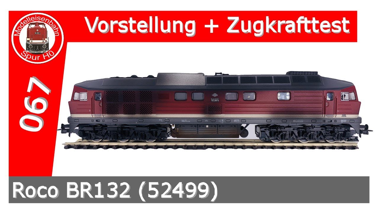 Roco BR132 #52499 Henning Sound, DCC, Ep. IV, DR, von Hand gealtert