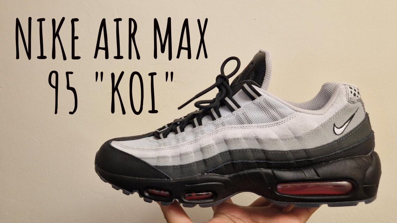 Nike Air Max 95 KOI Fish Scales Japanese Koi Fish DQ3979-001 Unboxing and On Foot Review Detailed