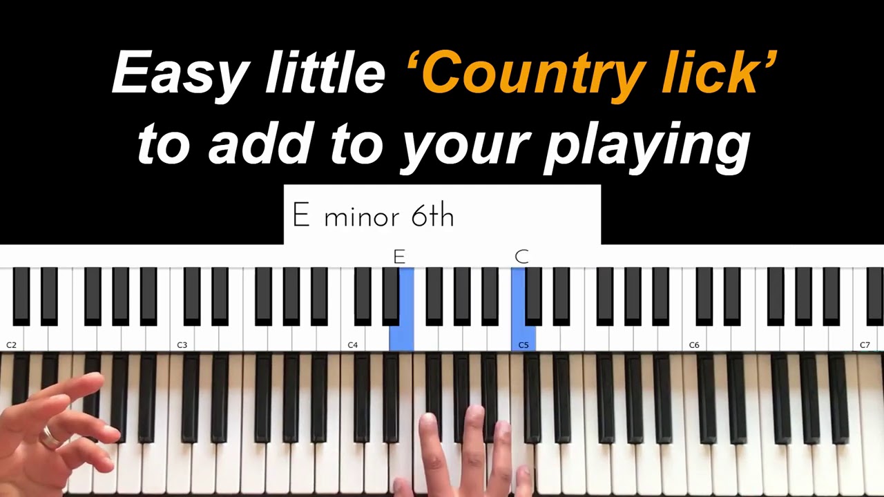 Easy Quick Little Country Lick for Beginners/Intermediate