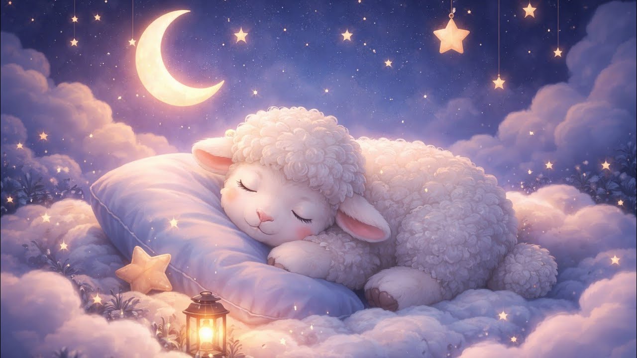 🌜 Música de Ninar Dormir Bebê | Ovelhinha e Estrelinhas ✨