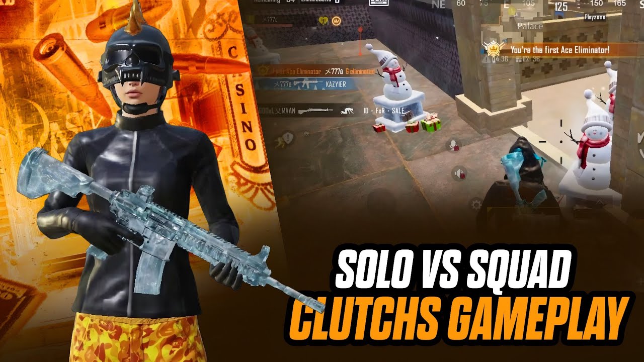 FASTEST 1v4 CLUTCHS GAMEPLAY IN BGMI/PUBG 🔱