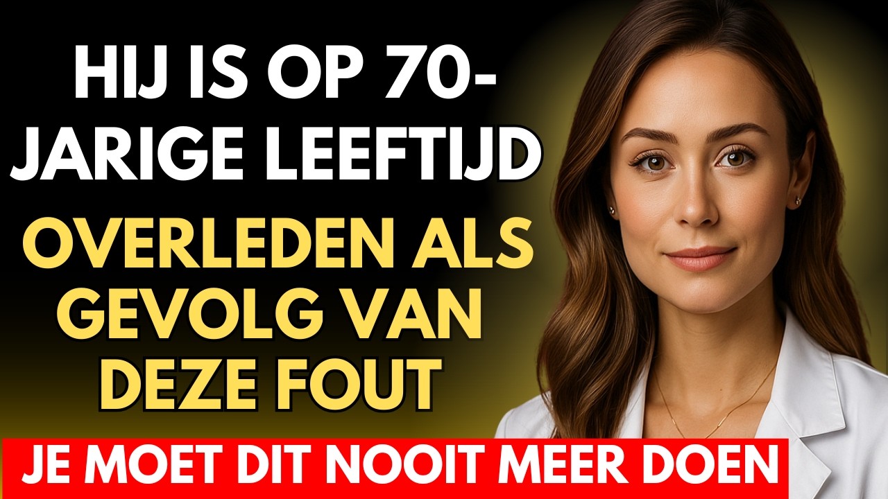 ⚠️ Mannen boven de 70: deze fouten kunnen je prostaat schaden
