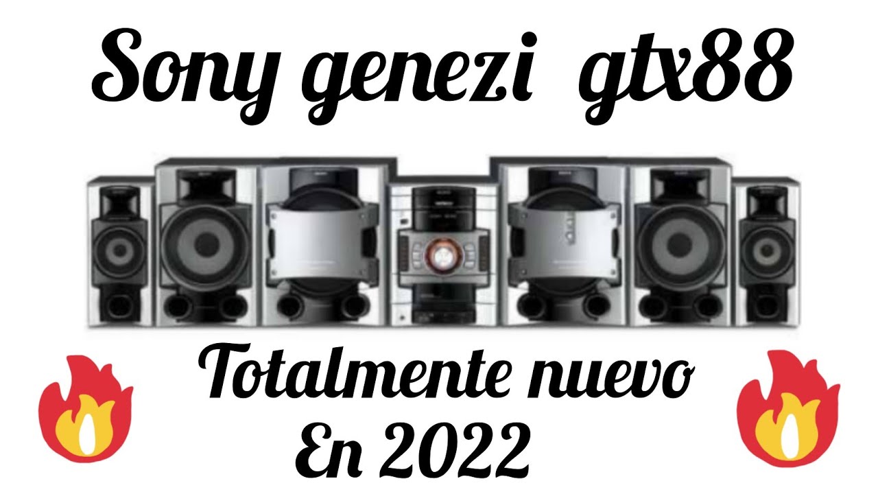 SONY GENEZI  GTX88‼️NUEVECITO EN PLENO 2022‼️ ME LO VENDIO UNA SEÑORA DE LA 3ra EDAD
