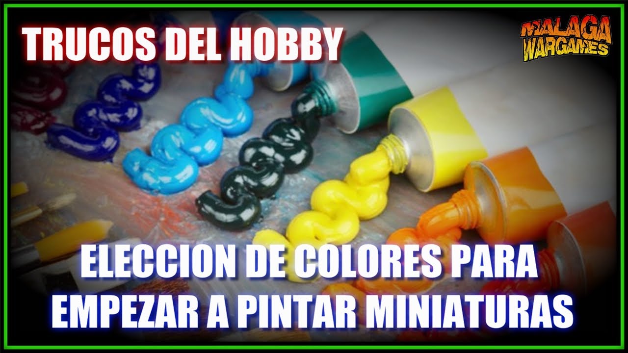 Los 15 COLORES para EMPEZAR a PINTAR Miniaturas con Acrilicos