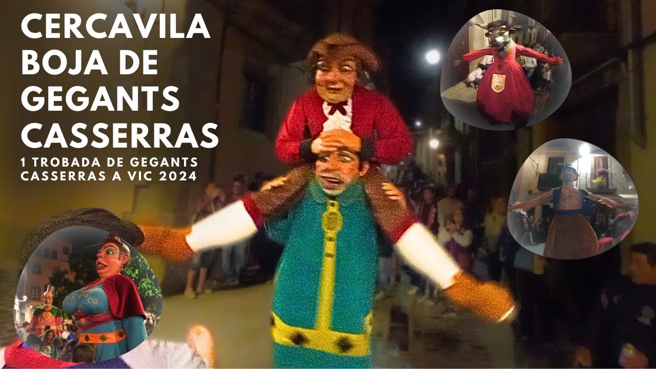 Cercavila Boja de gegants Casserras a Vic (14/9/2024)