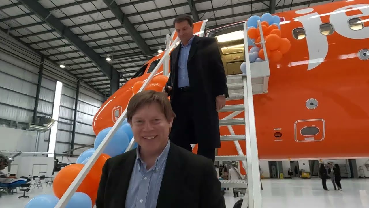 Canada Jetlines Aircraft Unveiling Event, March 23, 2022, B Roll