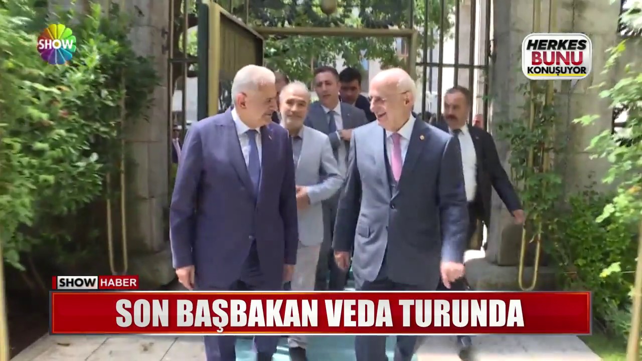 Son Başbakan veda turunda