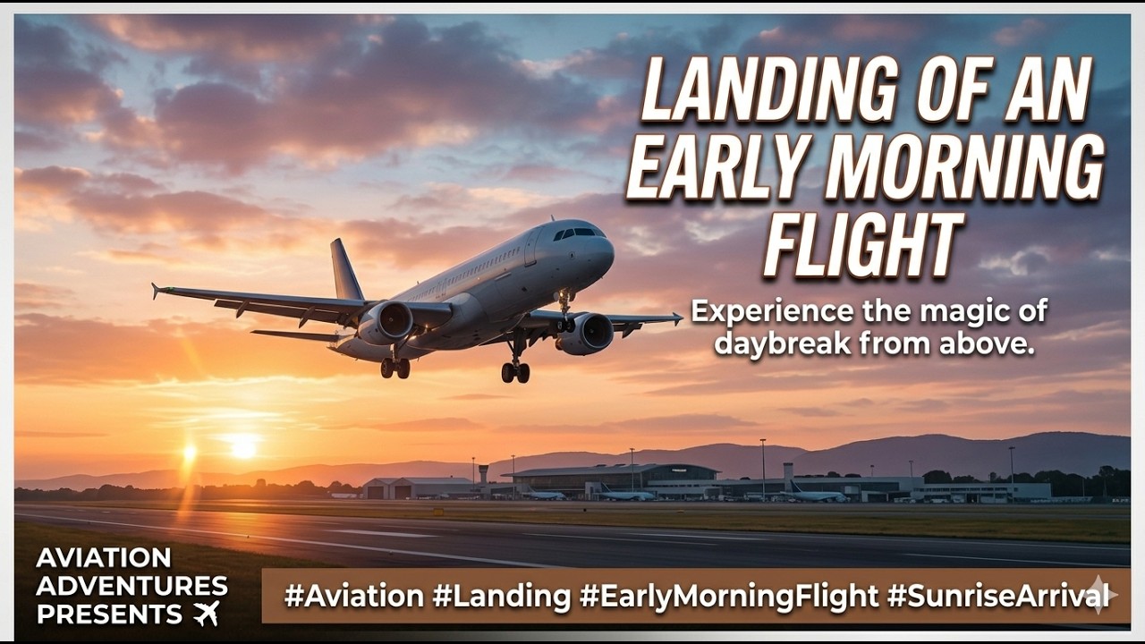 Landing of a Flight @ Very Early Morning