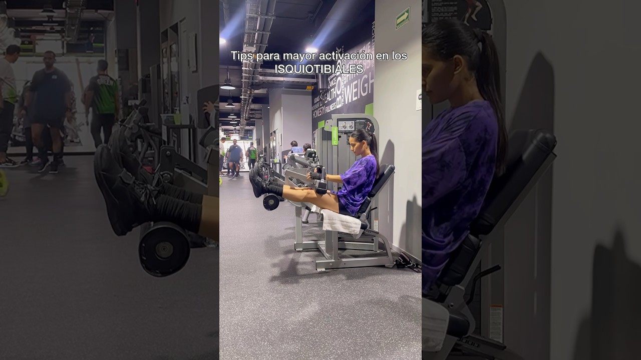 Curl femoral sentado I Tips para MAYOR ACTIVACI&Oacute;N🔥