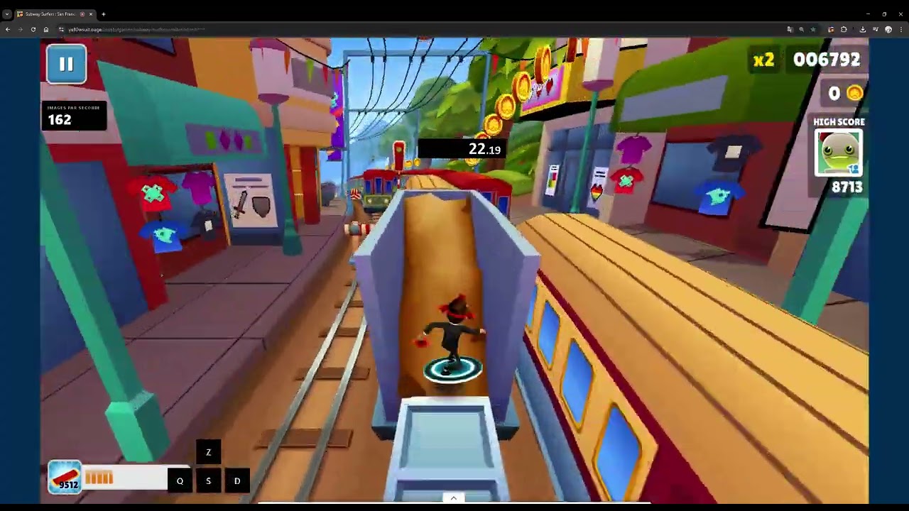 best run subway surfer #subwaysurfers #ez