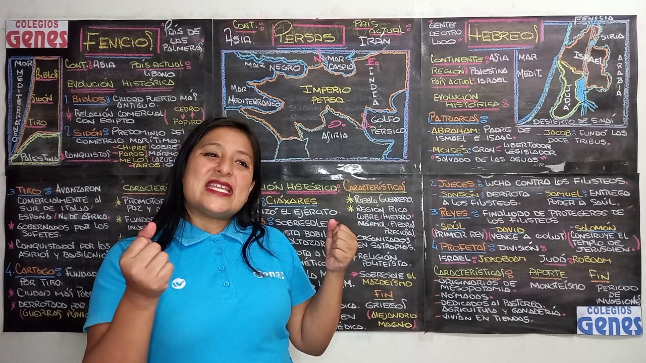 HISTORIA UNIVERSAL - PERSAS / HEBREOS / FENICIOS - 5to