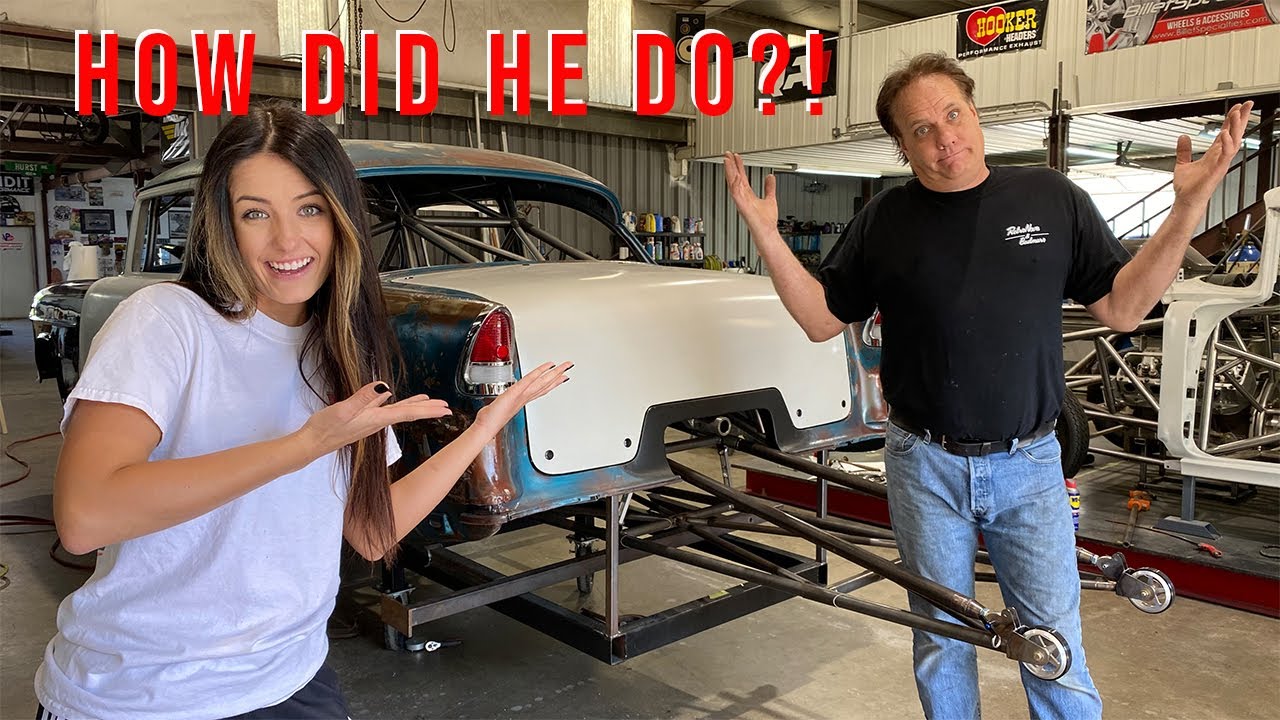 Can DT YouTube?! Wheelie Bars and Trunk Lid Notch + Trunk Lid - 55 Build - Video 11