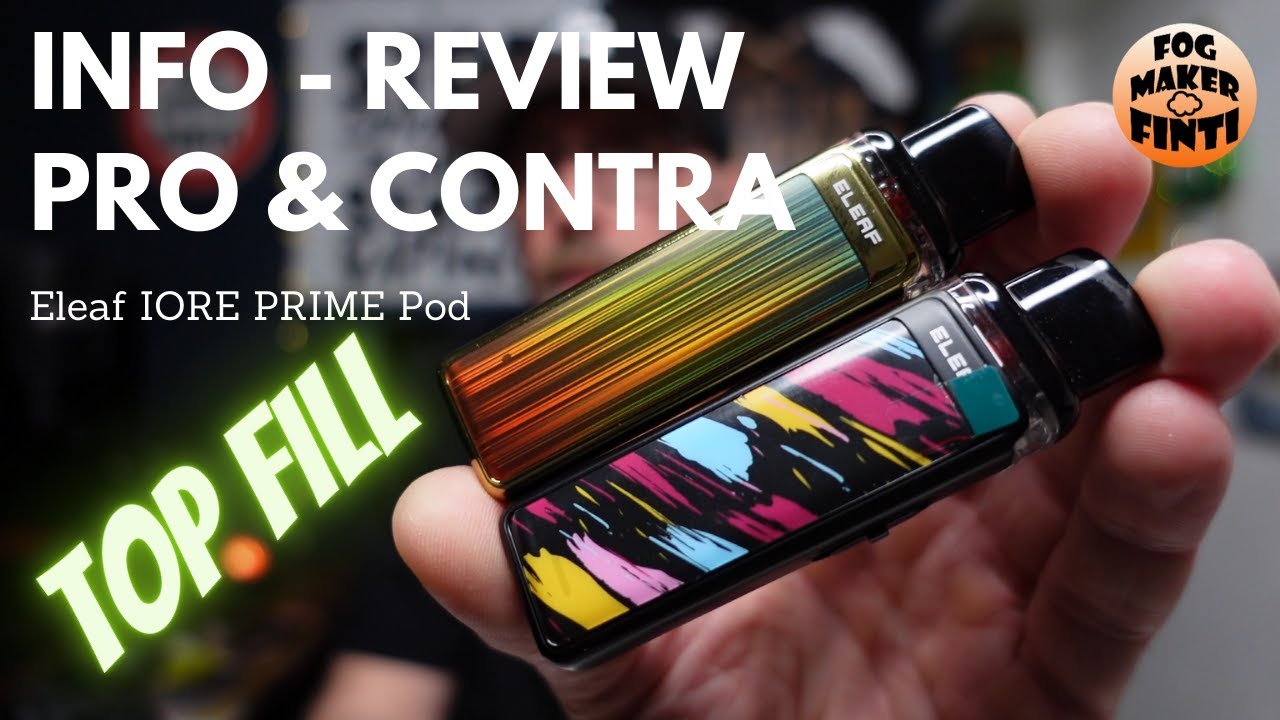 Eleaf IORE PRIME Pod | Nichtraucher werden mit Pod System | Info Review