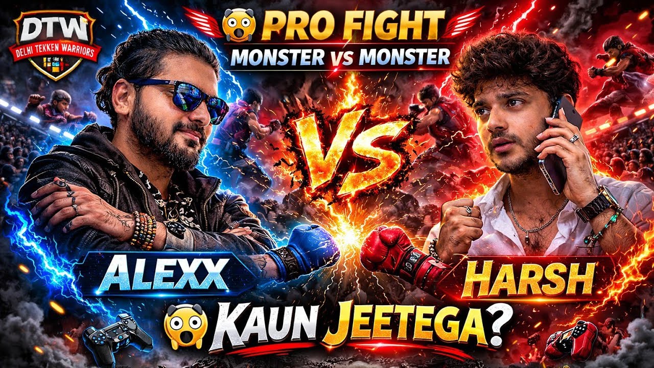 Saare PRO Ek Saath Takraaye 😱 | Harsh vs Alex Brutal Tekken Tag Fight 🔥 #tekkenindia 
