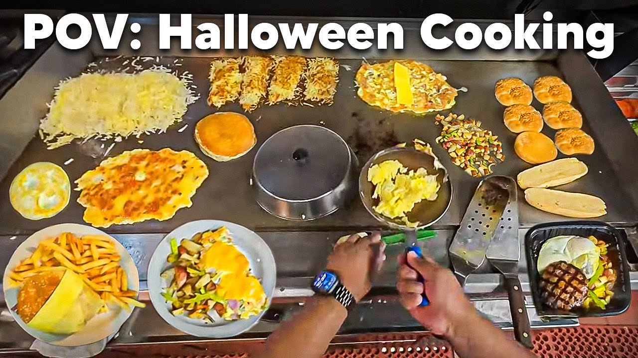 Spooky Eats 🎃👻 APE CHEF 🦍 | BEAST MODE POV COOKING