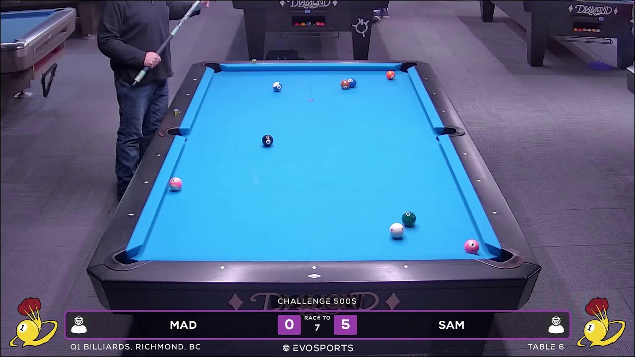 MAD vs SAM - Q1 BILLIARDS - TABLE 6 | EvoSports