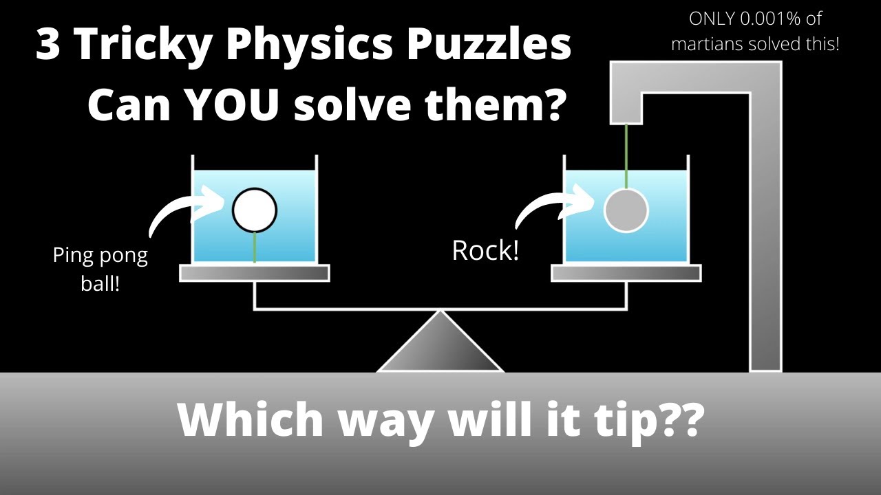 Can YOU solve these Tricky Hydrostatic Physics Puzzles? | Hydrostatic Paradox + more