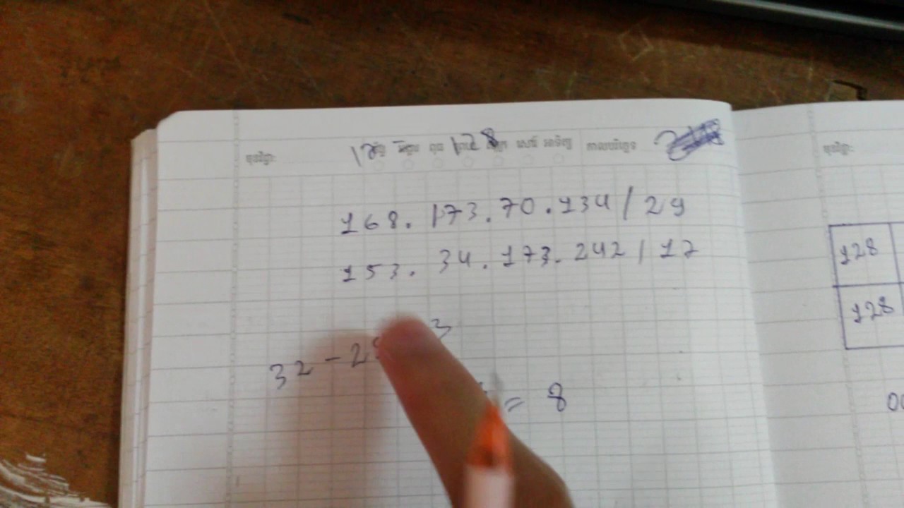 Subneting Khmer | Calculate Subnet mask