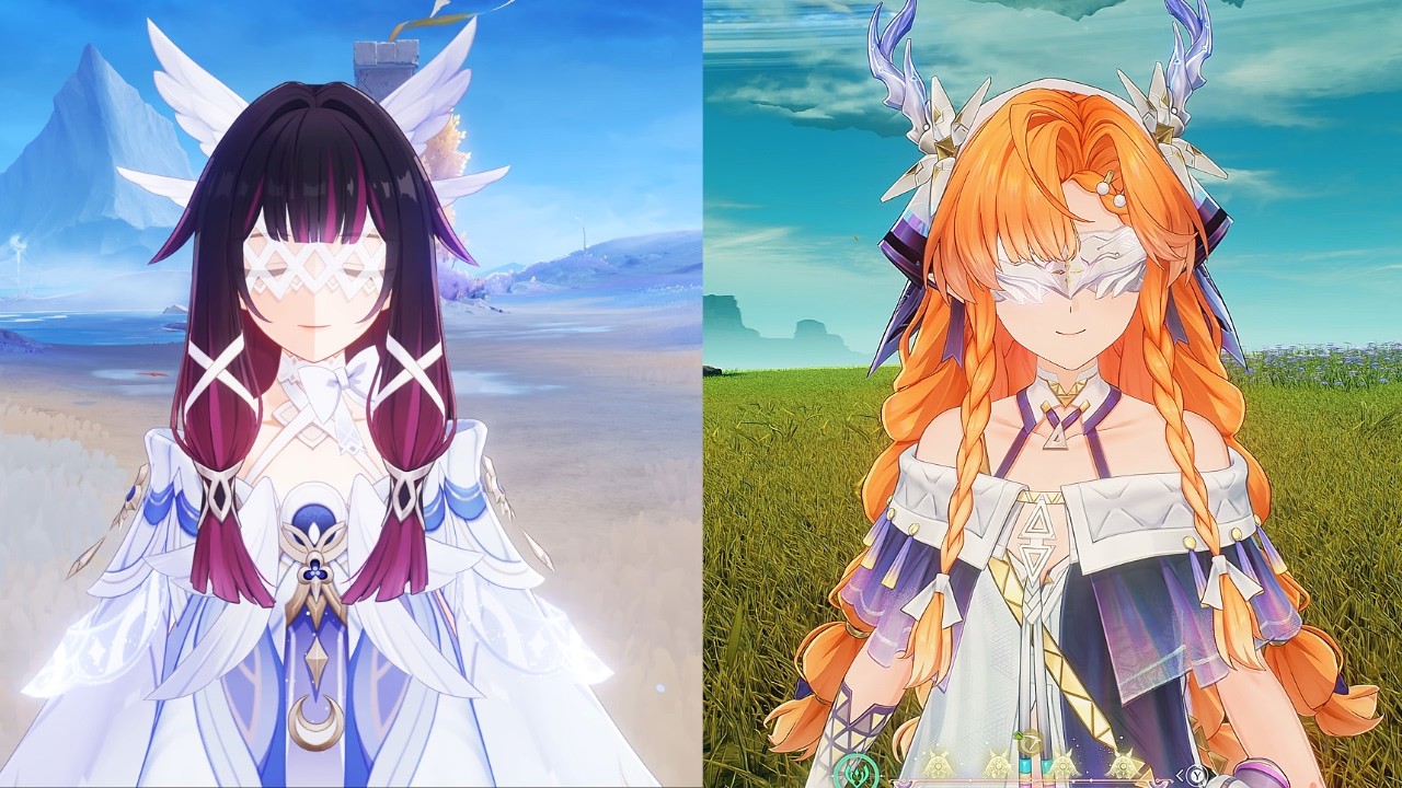 Differences in these two characters’ details and animations