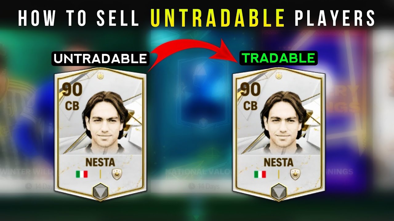 How to Sell UNTRADABLE Players in Fc Mobile