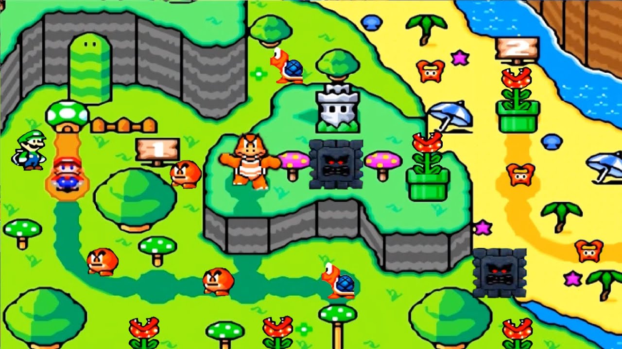 Super Mario World HD 2021: World 1: Mushroom Meadows
