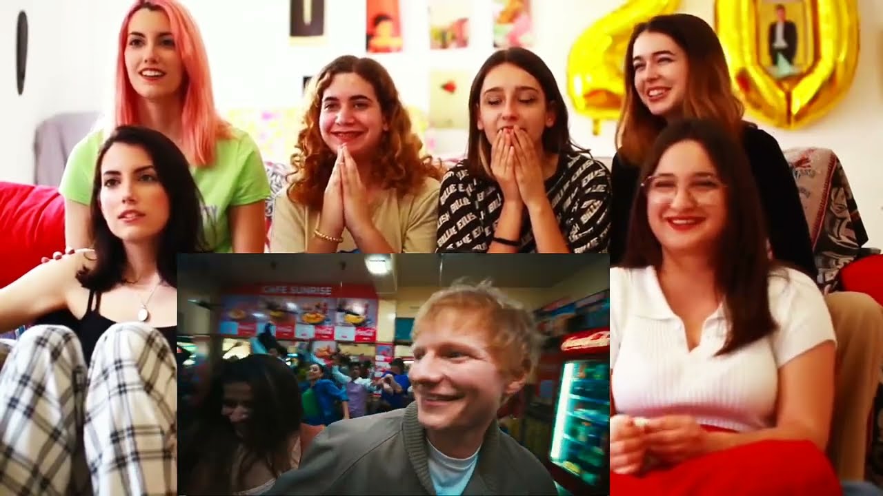 Spanish Hot 🥵🔥 Girls Reactions On | Ed-Shreen__FT Aarijit Singh | SAPPHIRE (New Song)