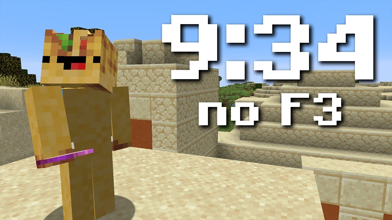 the fastest ever no f3 speedrun