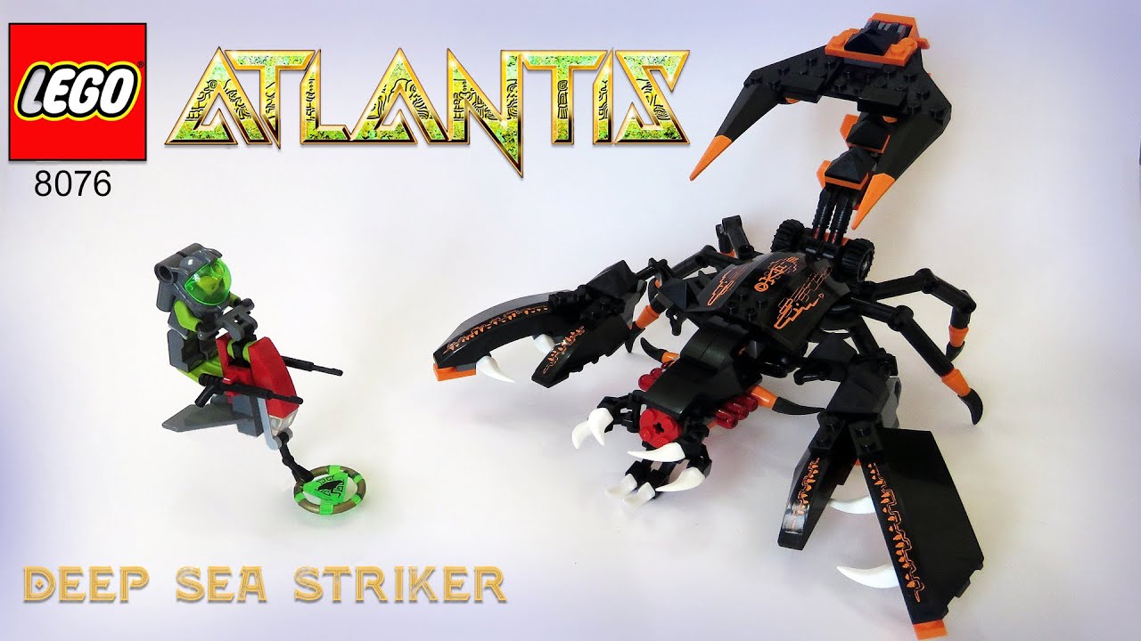 LEGO ATLANTIS - Deep Sea Striker (Set 8076 Speed Building Instructions)