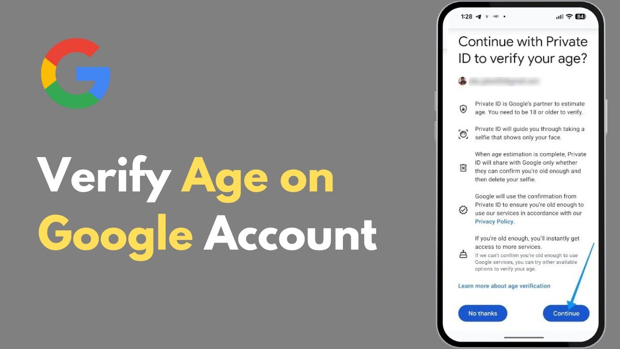 How To Verify Your Age on Google Account (2026 Update) | Age Verification Guide