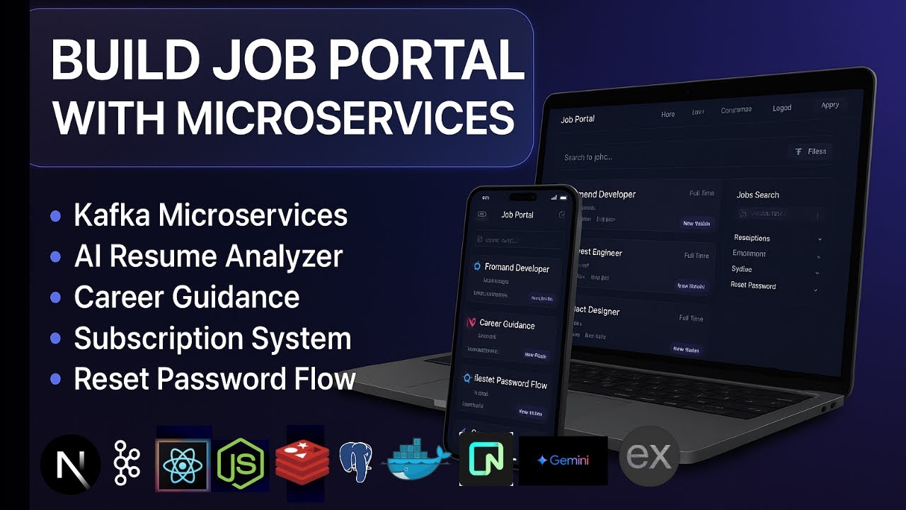 Build a Job Portal with Microservices | Next.js, Node.js, Kafka, PostgreSQL & TypeScript Tutorial