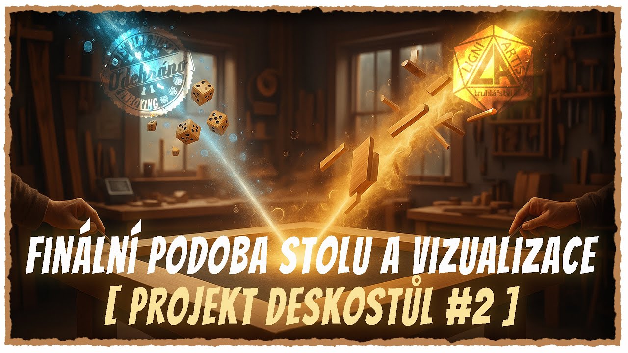 ODEHRÁNO - Finální podoba našeho deskoherního stolu [PROJEKT DESKOSTŮL #2]