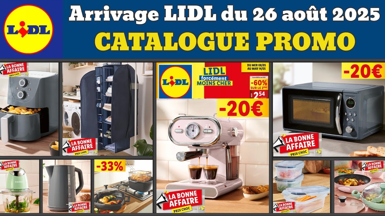 catalogue LIDL du 26 août 2025 ✅ Arrivage maison cuisine 🔥 Promos deals SilverCrest pub