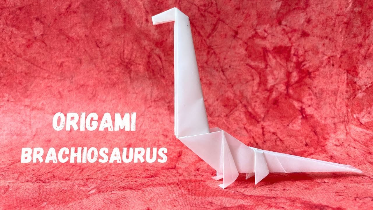 Easy Origami Dinosaur Brachiosaurus Full Step by Step Tutorial | Paper Dinosaur | InnoVatioNizer