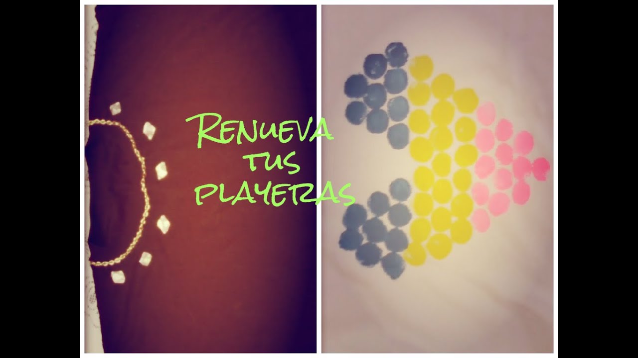 DIY renueva tus polos / Decora tu ropa / Renueva tu playera