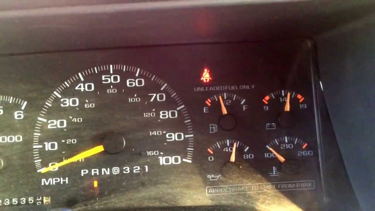 1997 Chevy Tahoe Fuel Gauge Problem