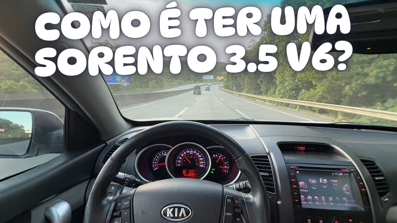 COMO É TER UMA SORENTO 3.5 V6 OPINIÃO DO DONO