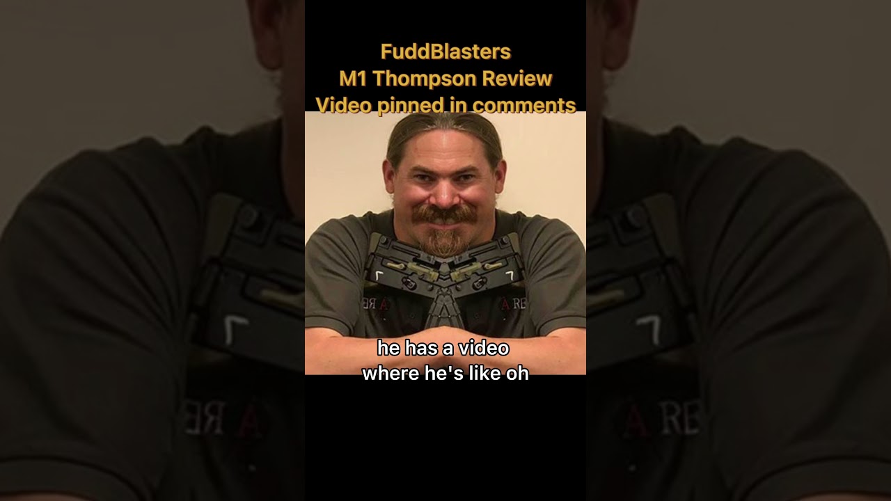 Fudd Blasters - M1 Thompson Review - Link in comments #shorts #gangster #thompson #italian #m1