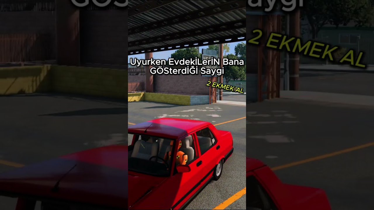 Haksızmıyım ??😂⚰️| uyurken evdekilerin bana g&ouml;sterdiği saygı | beamng drive | Tofaş Modifiye | 