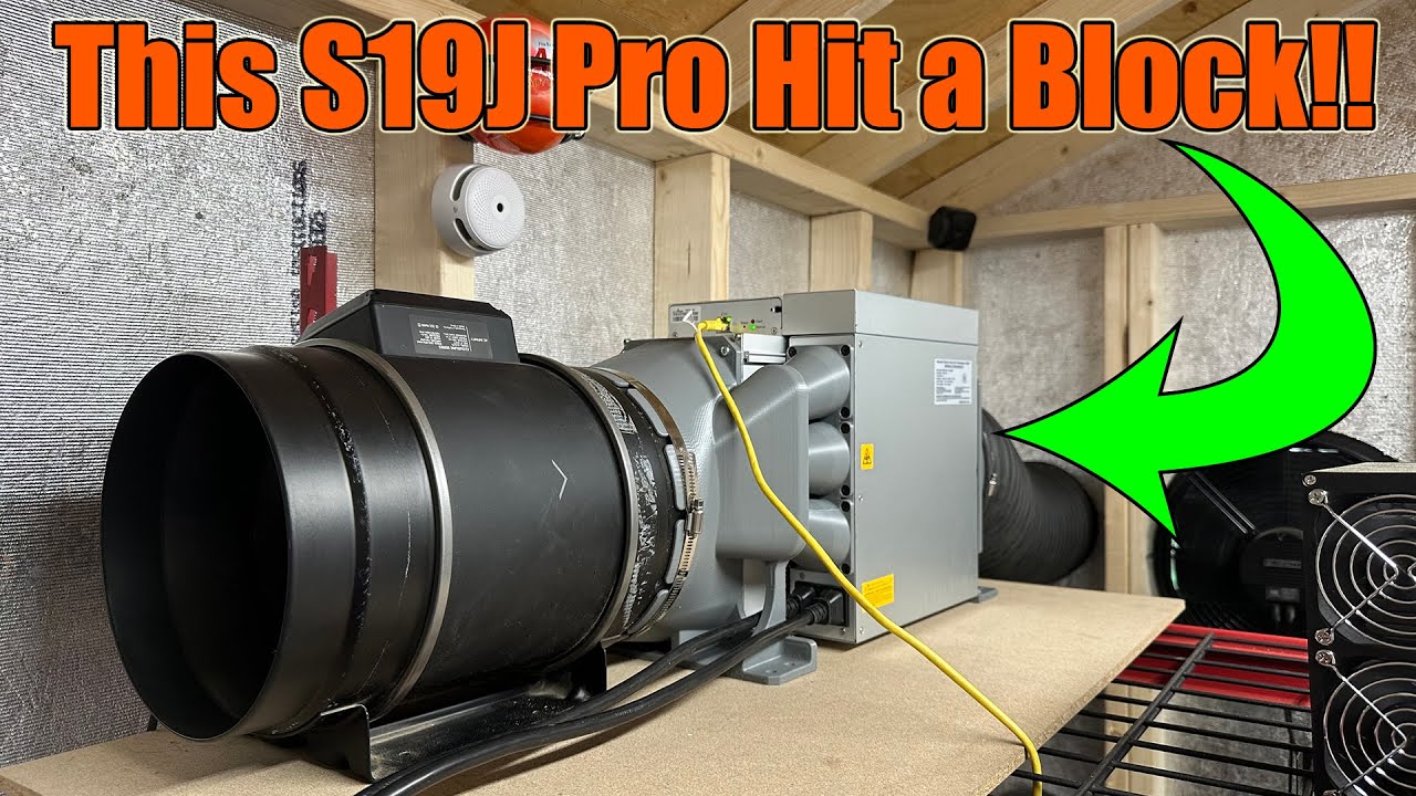 My S19J Pro 104th Hit a Block! - Crypto Mining Shed Update 33