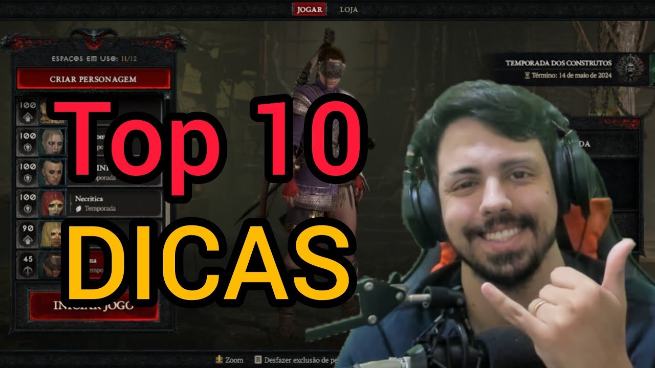 DIABLO 4: 10 DICAS PARA QUEM COMEÇOU OU VAI COMEÇAR AGORA!