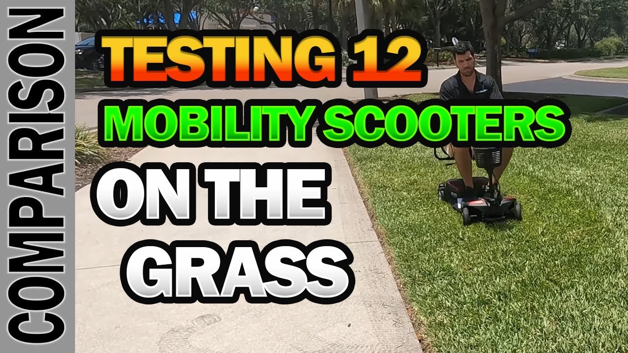 ⛳Testing 12 Mobility Scooters on Grass