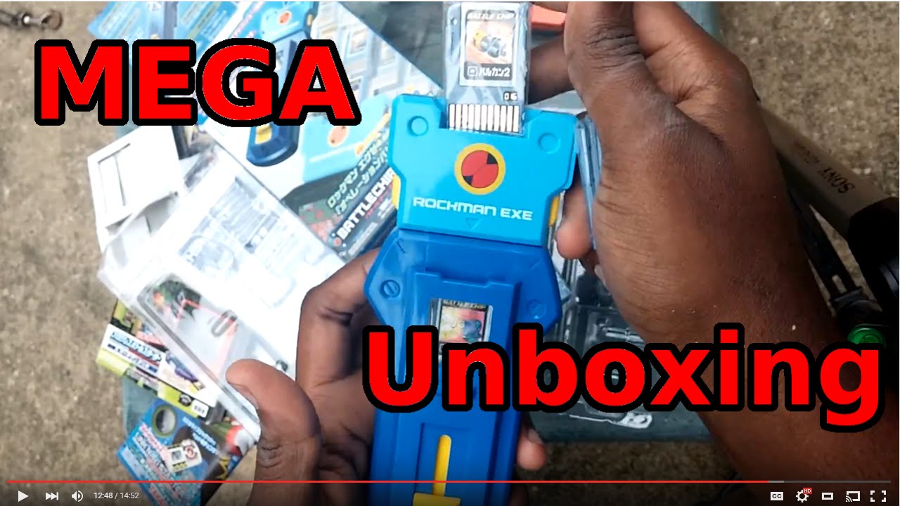 Megaman Chip gate/slashman link pet kit/ wave battle starter/progress battle starter (Mega unboxing)