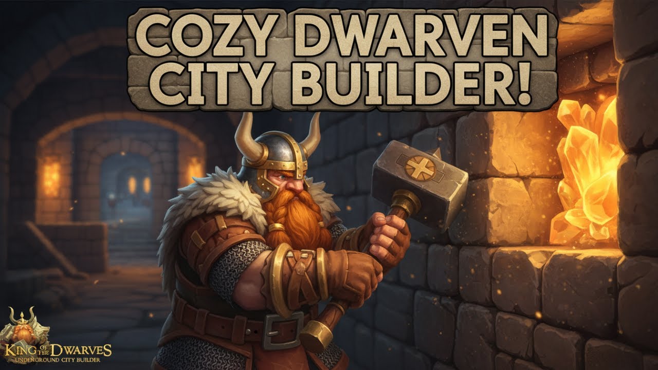 Building a Dwarven Underground City in this Cozy City Builder!