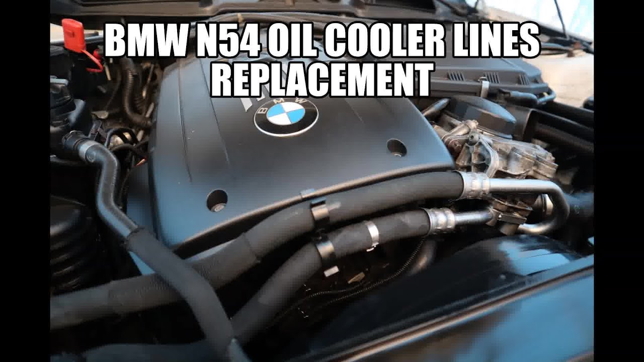 BMW 335i oil cooler lines Replacement!