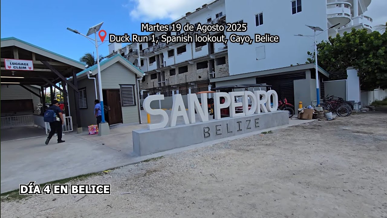 #belize.Viajando a La Isla San Pedro en Belice. Viajando El Taxis Acuáticos. 