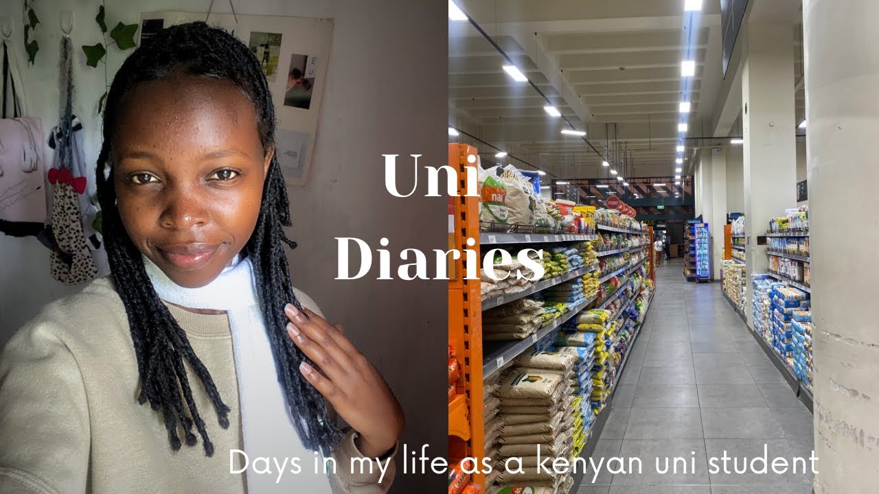 Uni; Days in the life of a kenyan uni student,thrifting for jeans at koja,supermarket run,necklaces