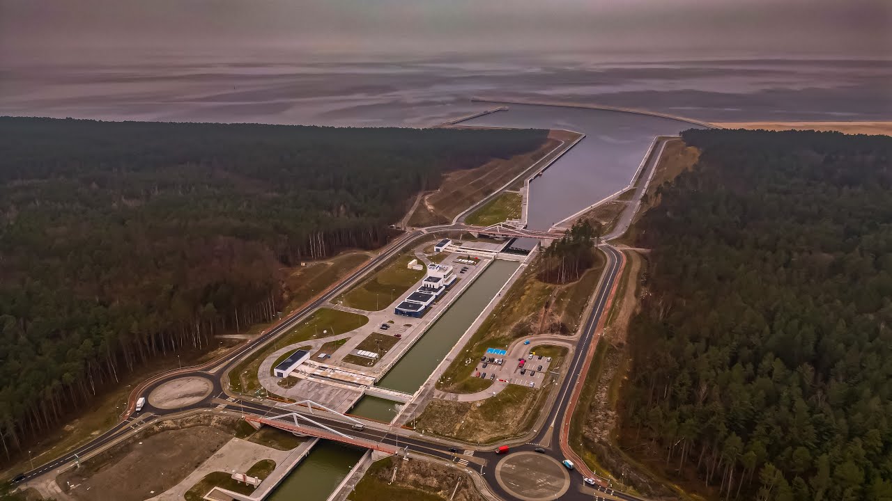 Przekop mierzei wiślanej z drona | Wszystko z sensem [4K]