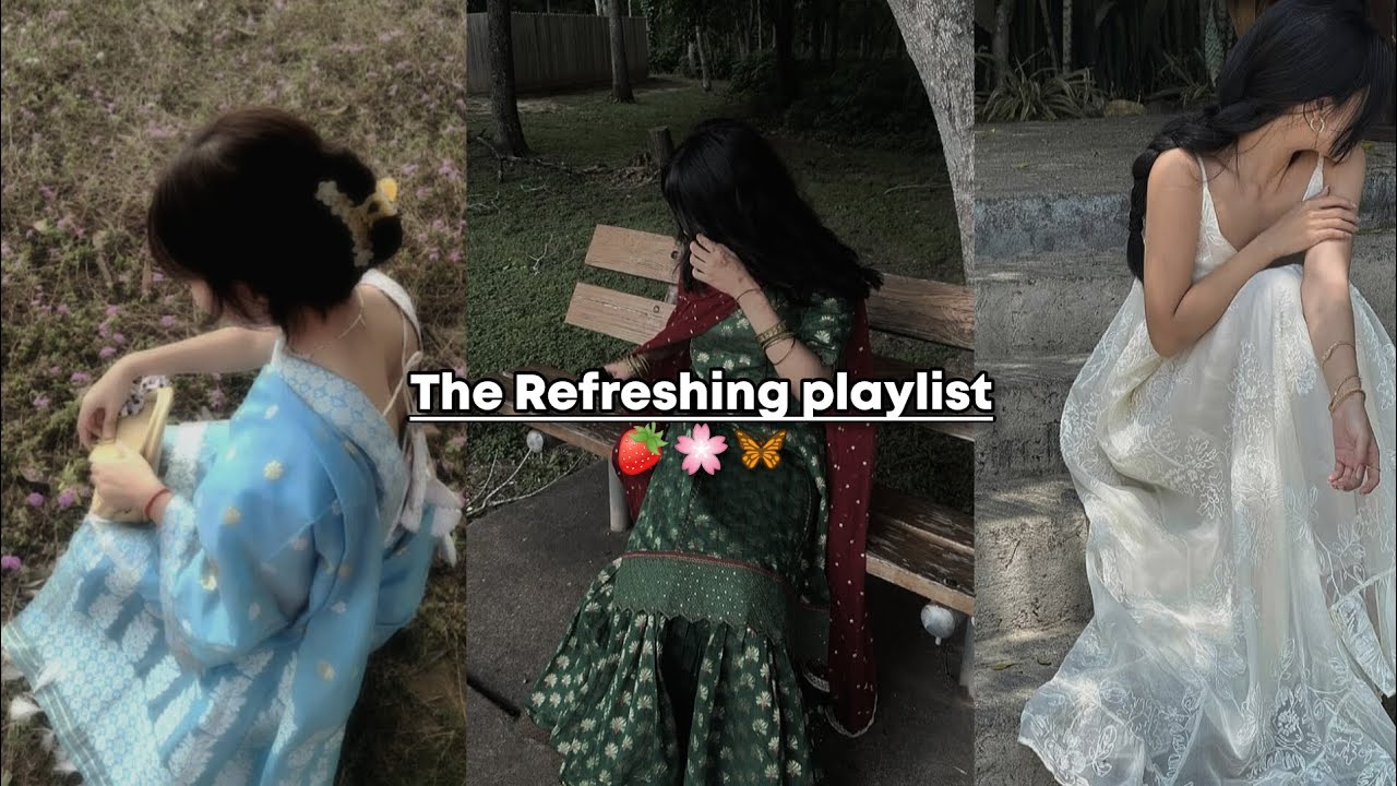 Mood refreshing playlist🍓🌸🦋|#fyp#fypシ゚viral#aesthetic#explore#popular#song#viral#1million#love#100k