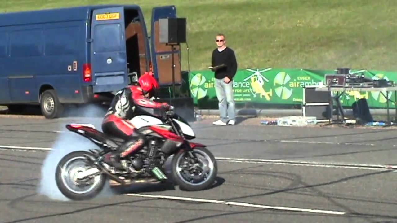Craig Jones Stunts at Essex Air Ambulance bike run 2010